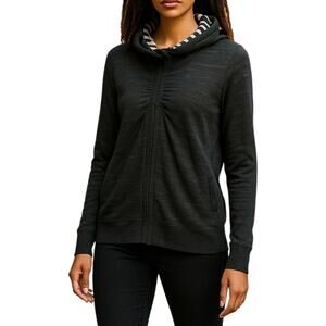 Lululemon In‎ A Cinch Cowl Neck Reversible Pullover Top S Modal Athleisure Cozy